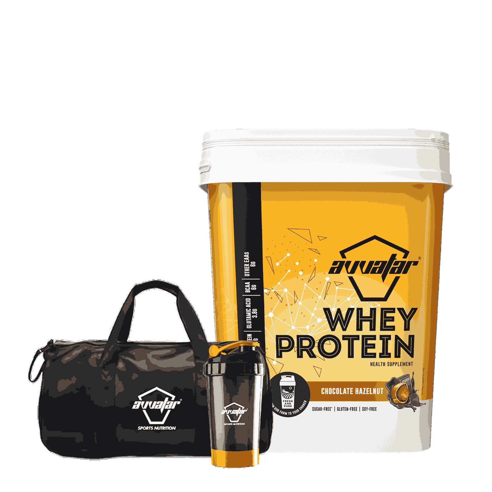 Avvatar's chocolate hazelnut flavor is the best-selling whey protein in india. Best quality 4kg protein powder having rich, creamy, nutrient-dense. Order now!